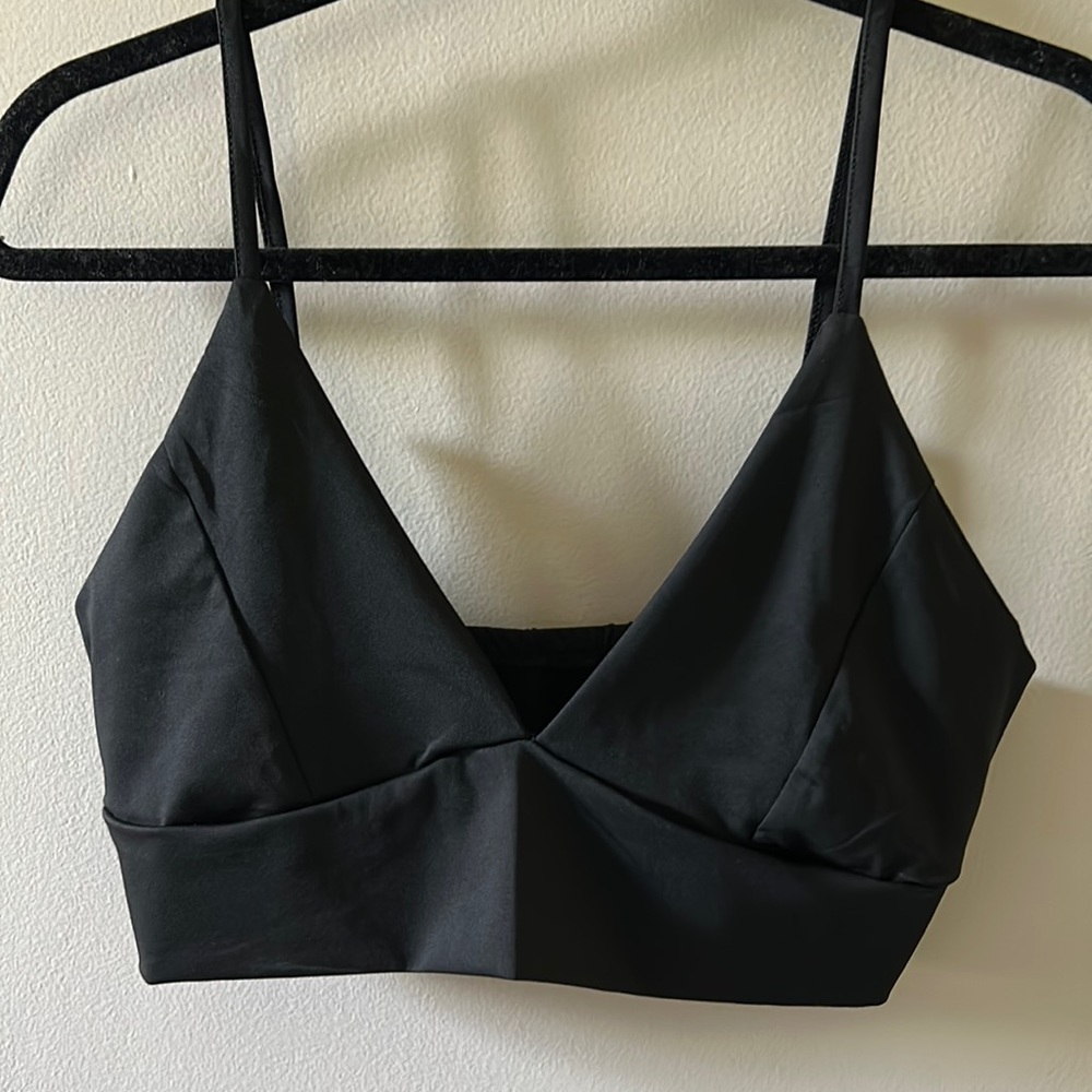 Black Crop/Halter Top